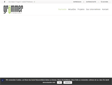 Tablet Screenshot of groemmer.at